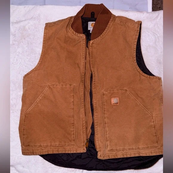 Carhartt Men’s Brown Vest - Picture 1 of 3